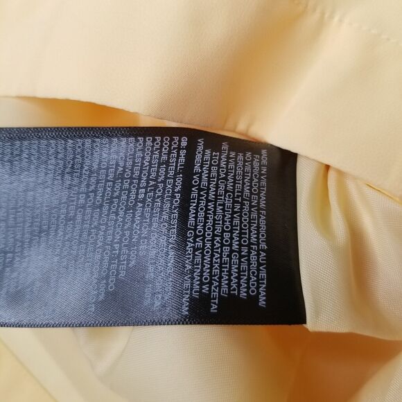 North Face Womens' Woodmont Parka Light Utility Jacket Pale Banana Yellow Small - Picture 11 of 13